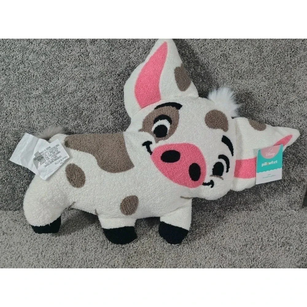 Pillowfort Disney Princess Moana Pua Pig Accent Decorative Bed Pillow Buddy Toy